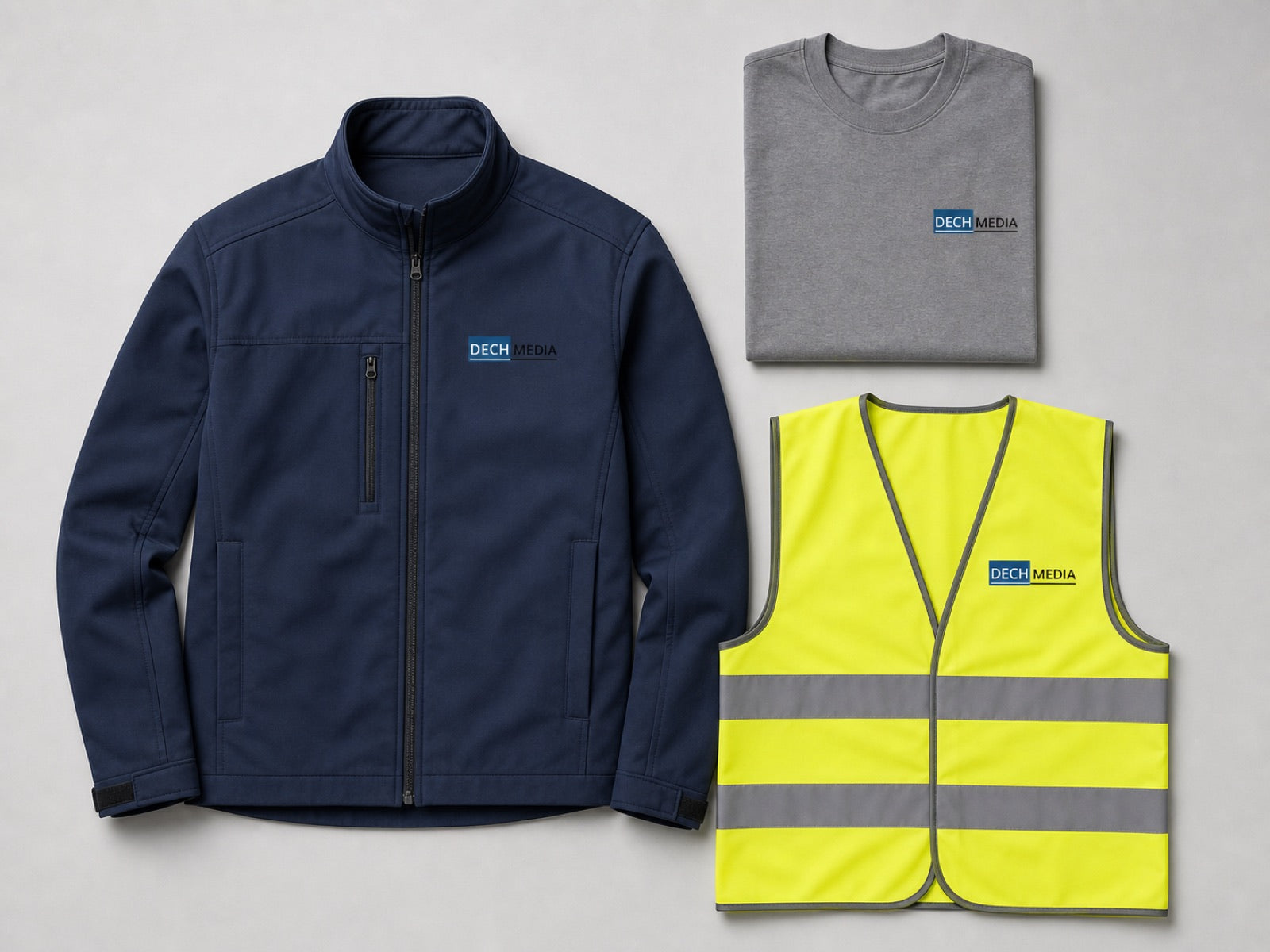 Arbeitskleidung mit Logo: erkennbar auf der Baustelle und beim Kunden