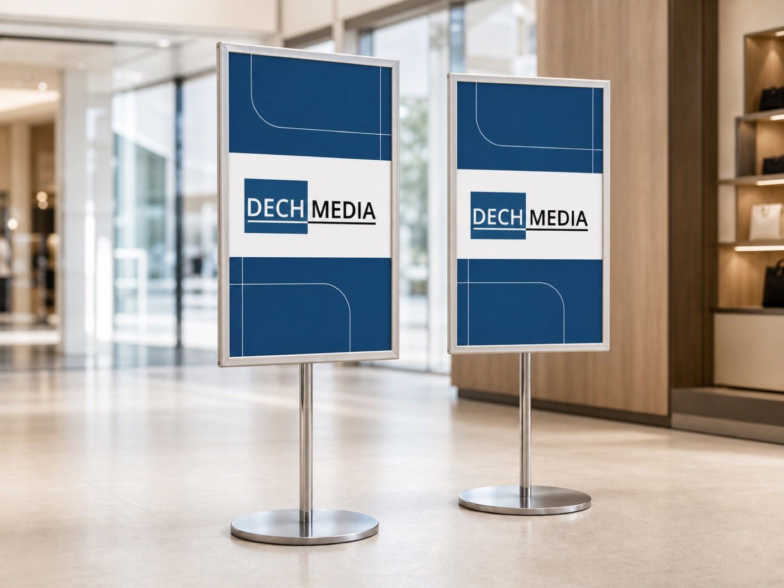 Werbeaufsteller und Plakatständer: Werbung auf Augenhöhe